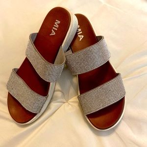 MIA Espadrille strap sandals, size 7.5